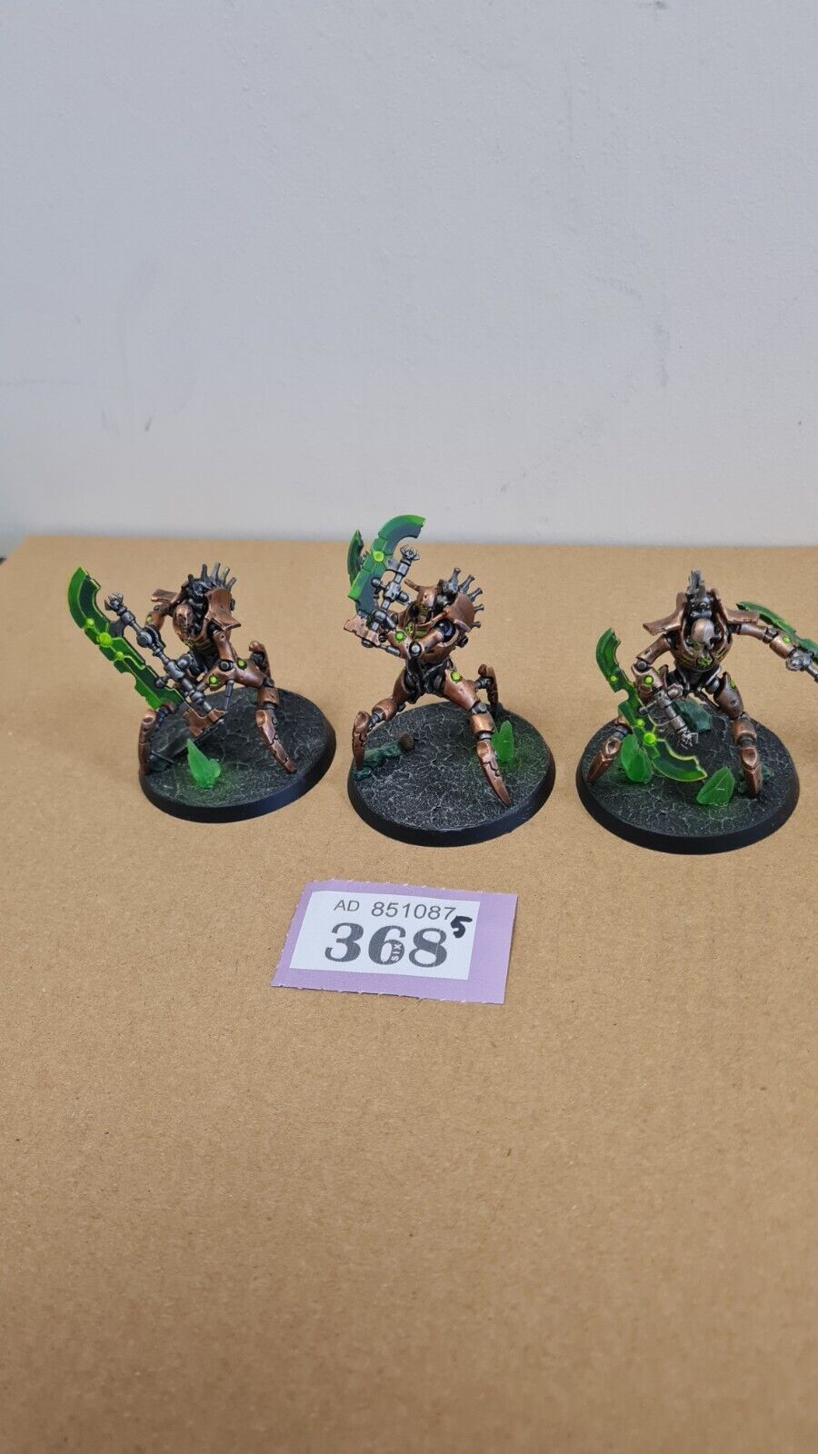 Warhammer 40k Necron Skorpekh Destroyers Nicely Painted