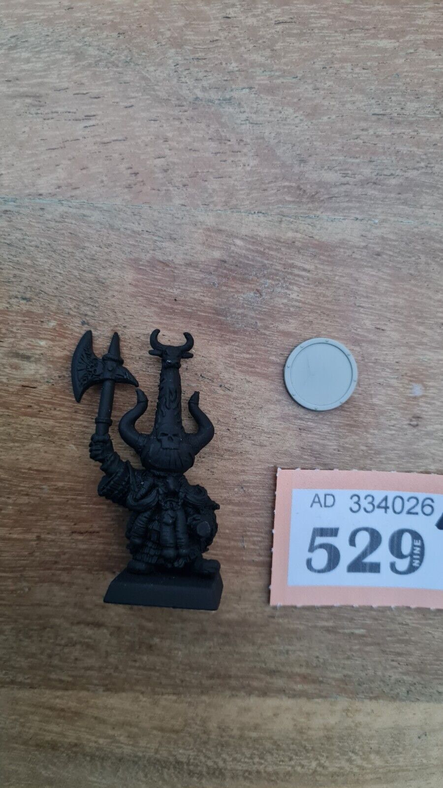 Warhammer Chaos Dwarf Hero Lord Metal Oop