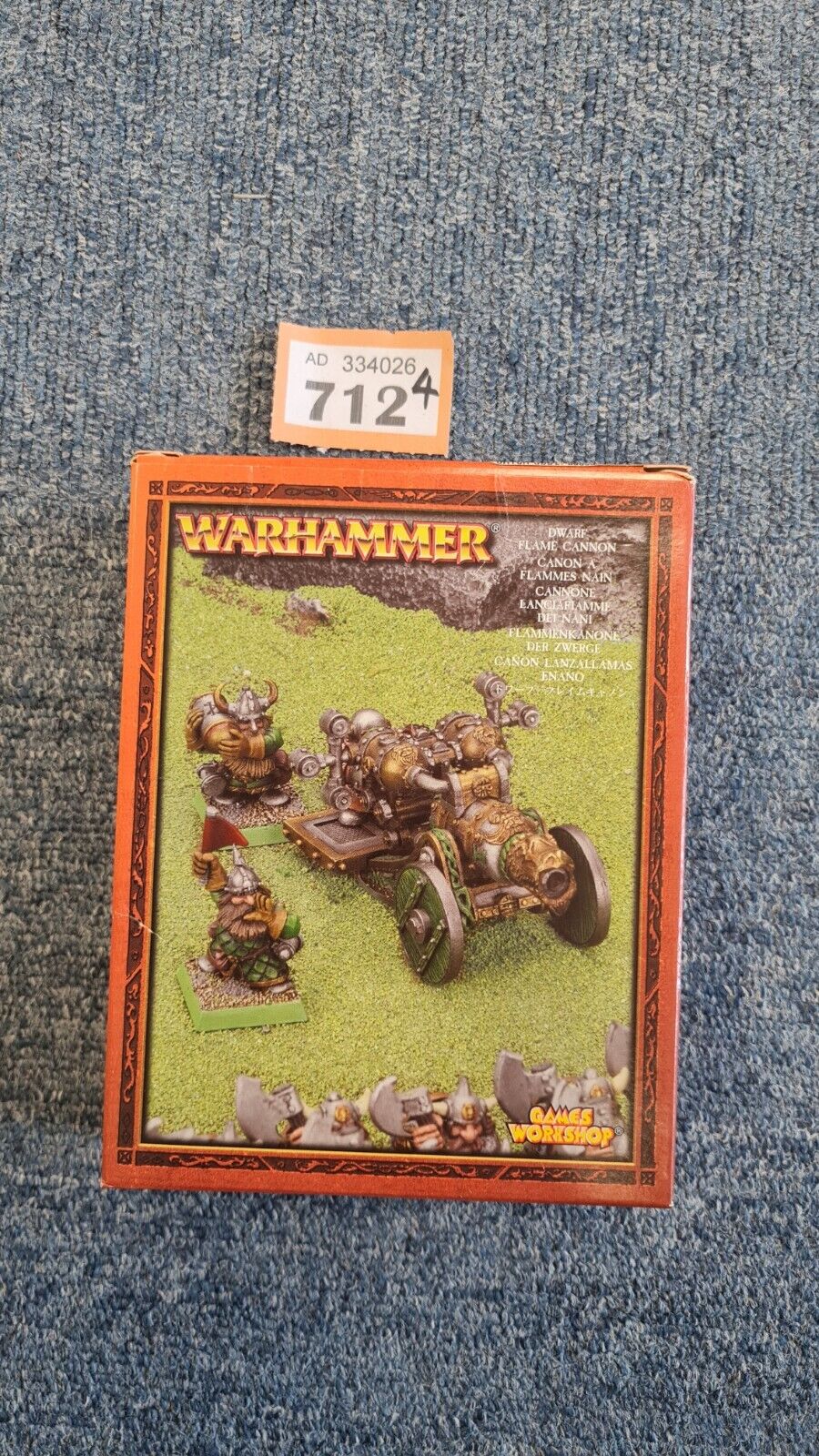 Warhammer Fantasy Dwarf Flame Cannon Metal