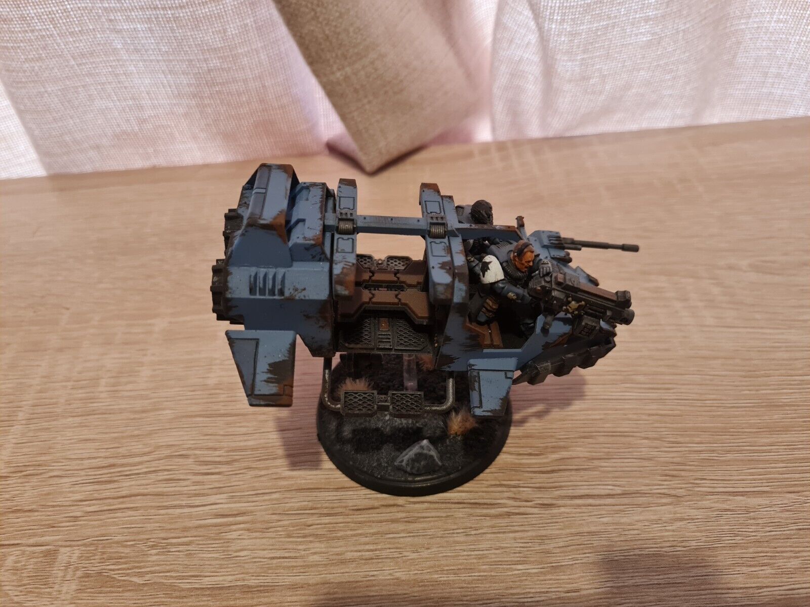 Warhammer 40k Space Marine Land Speeder Nicely Painted And Based