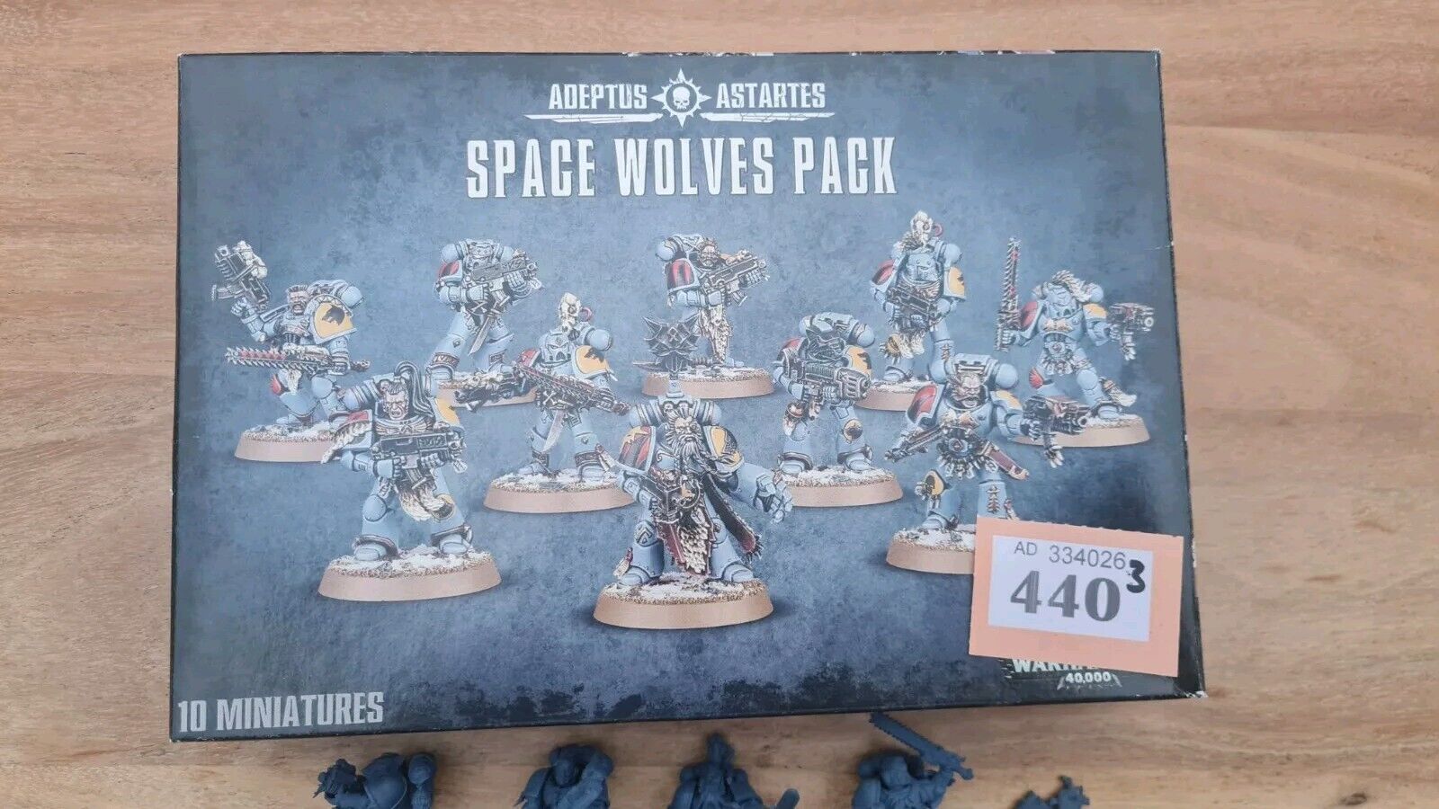 Warhammer 40k Space Wolfs Wolf Pack X9