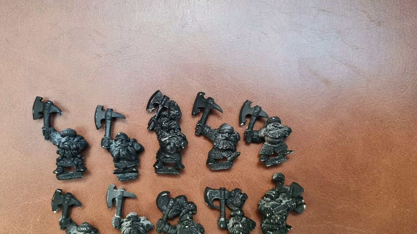 Warhammer Fantasy Dwarf Marauder Ironbreakers X 10