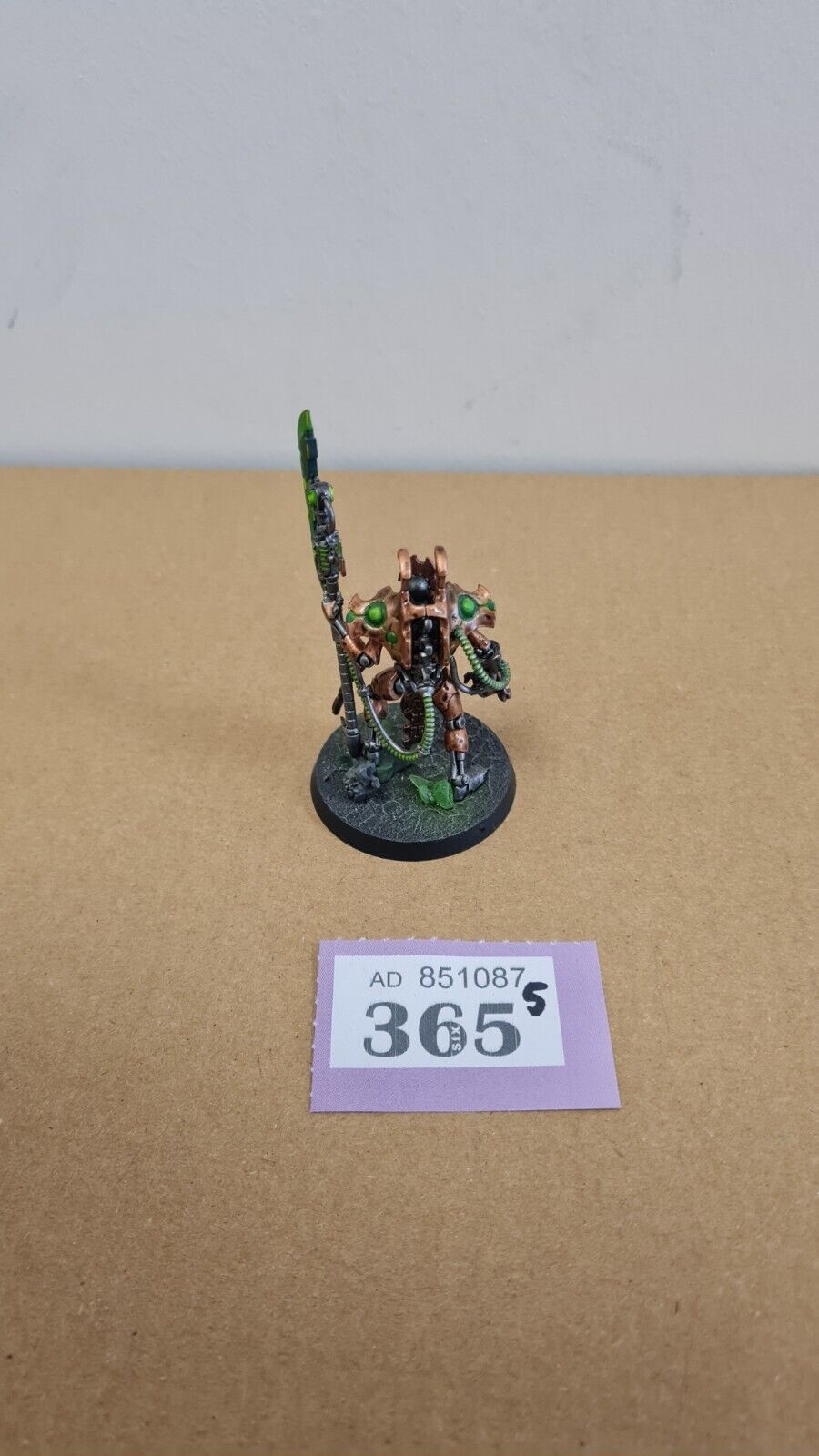 Warhammer 40k Necron Overlord With Tachyon Arrow Nicely Painted