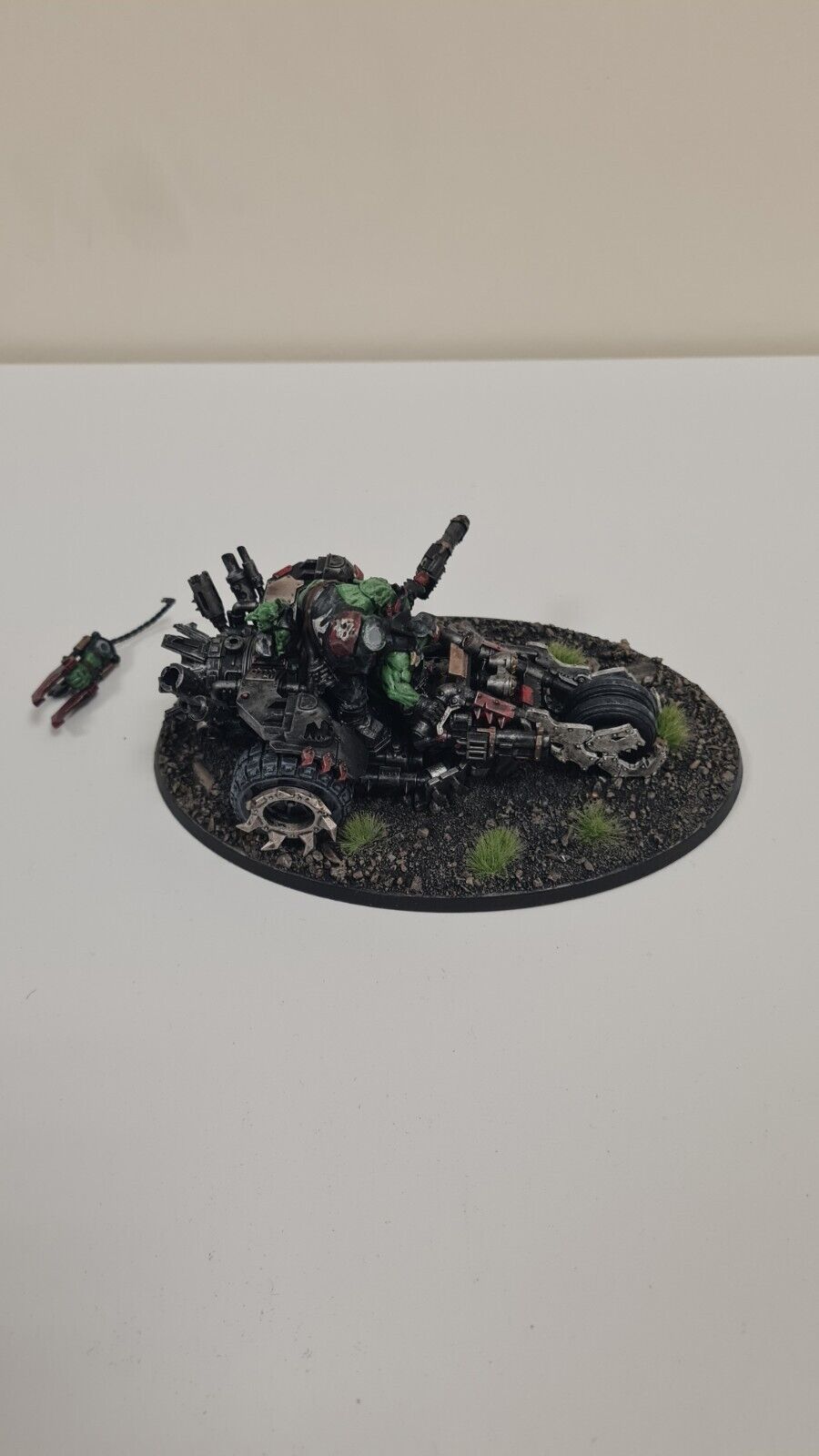 Warhammer 40k Ork Deffkilla Wartrike Nicely Painted