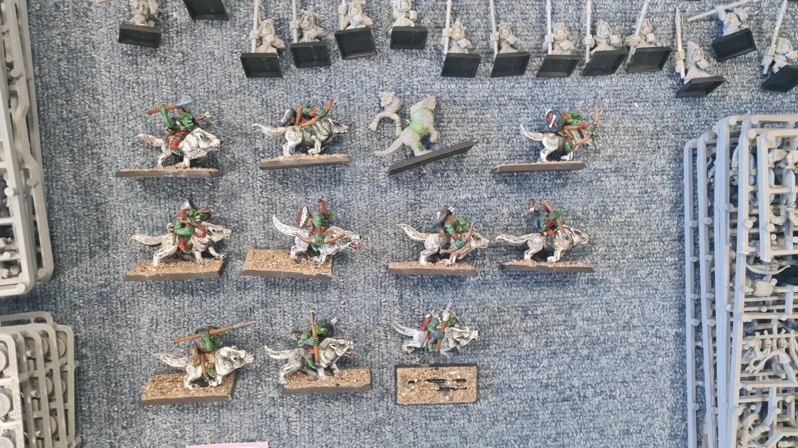 Warhammer The Old World 120 Goblins 30 Wolf Riders