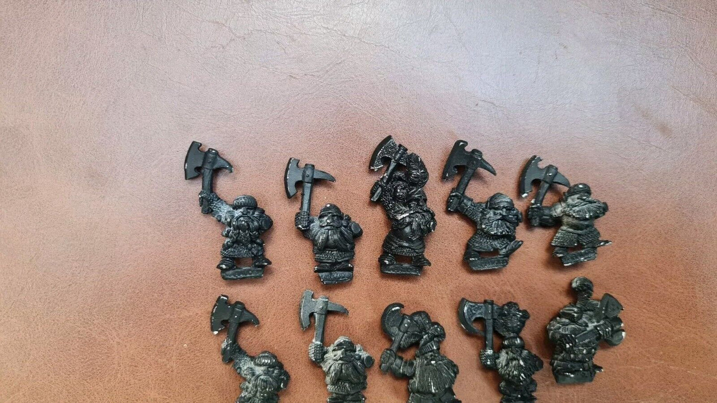 Warhammer Fantasy Dwarf Marauder Ironbreakers X 10