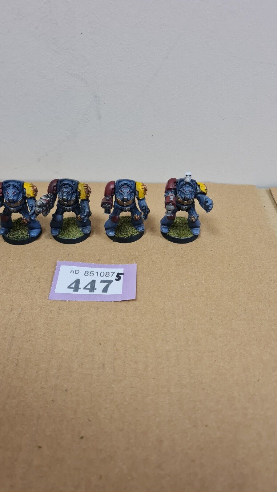 Warhammer 40k Space Marine Terminators X 5 Metal Oop