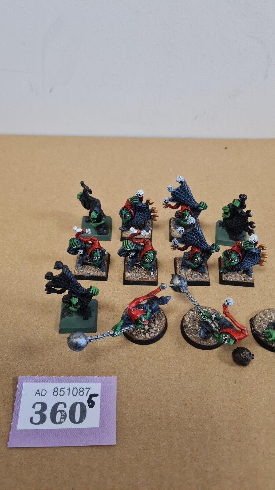 Warhammer Fantasy Goblin Fanatics + Netters Metal