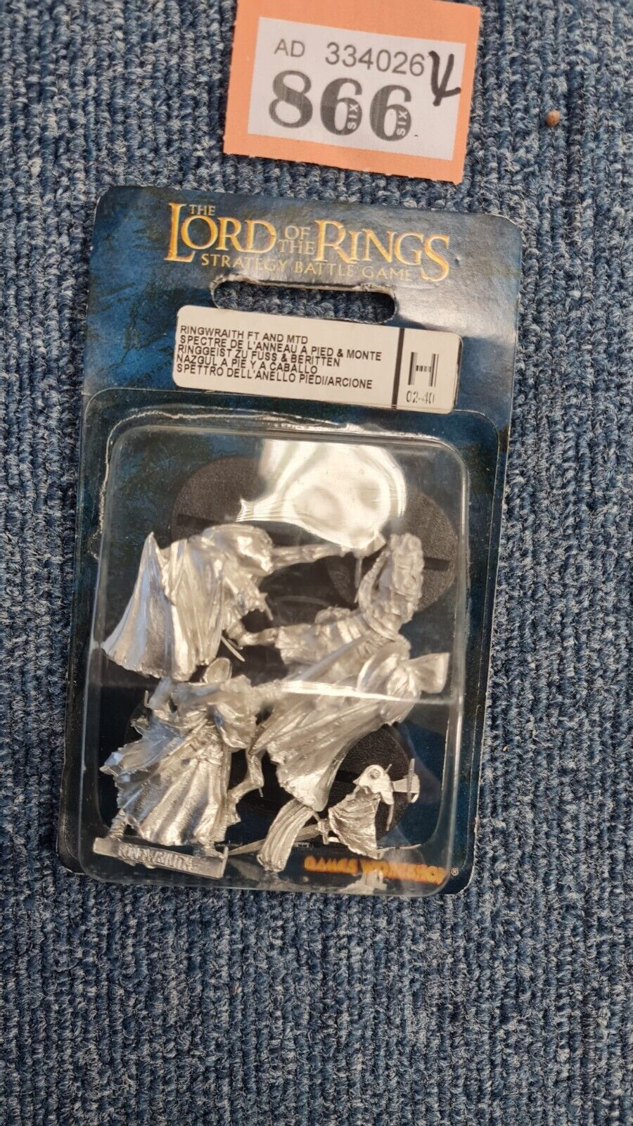 Warhammer Lotr Ringwraith On Foot And Mounted Blister Pack New