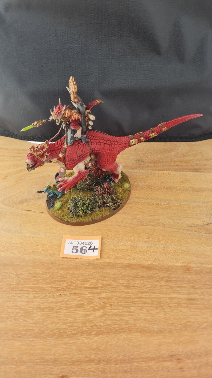 Warhammer Aos Seraphon Saurus Oldblood On Carnosaur Nicely Painted