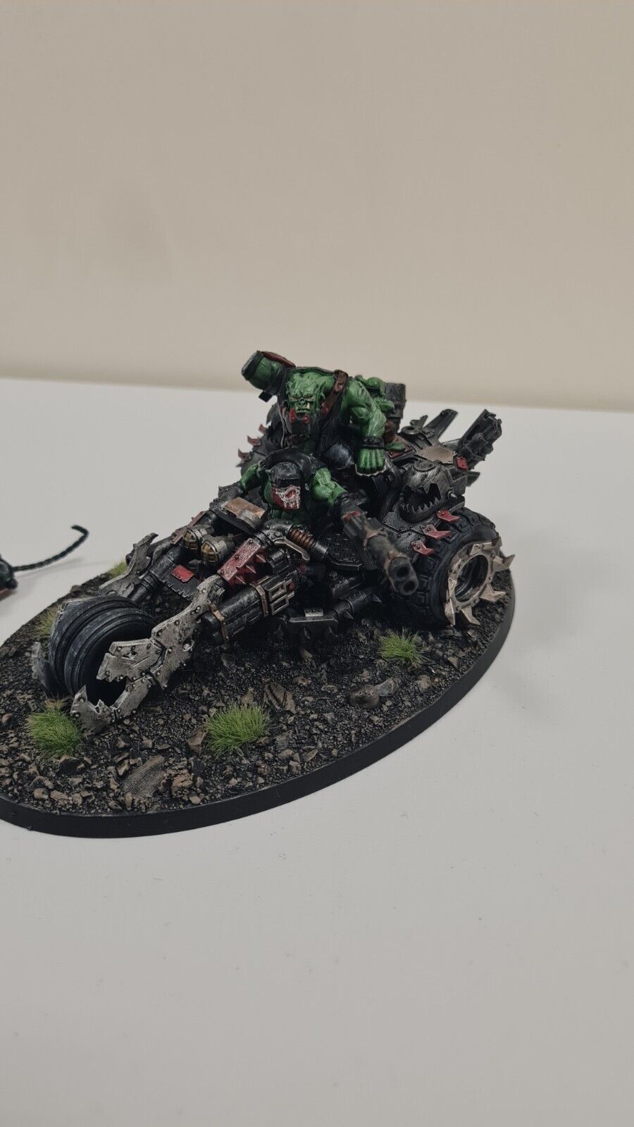 Warhammer 40k Ork Deffkilla Wartrike Nicely Painted