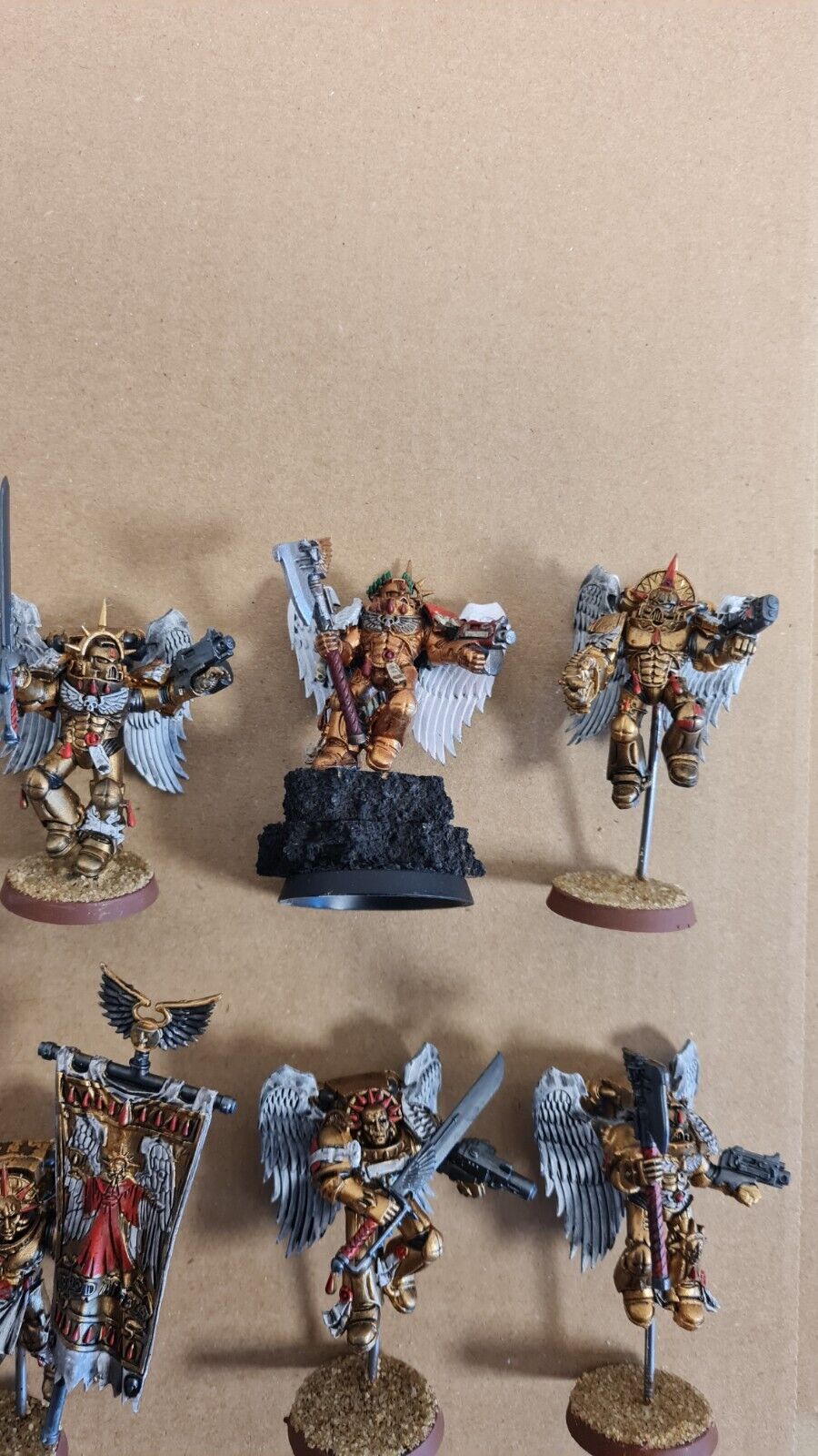 Warhammer 40k Blood Angel Sanguinor + 6 Sanguinary Guard