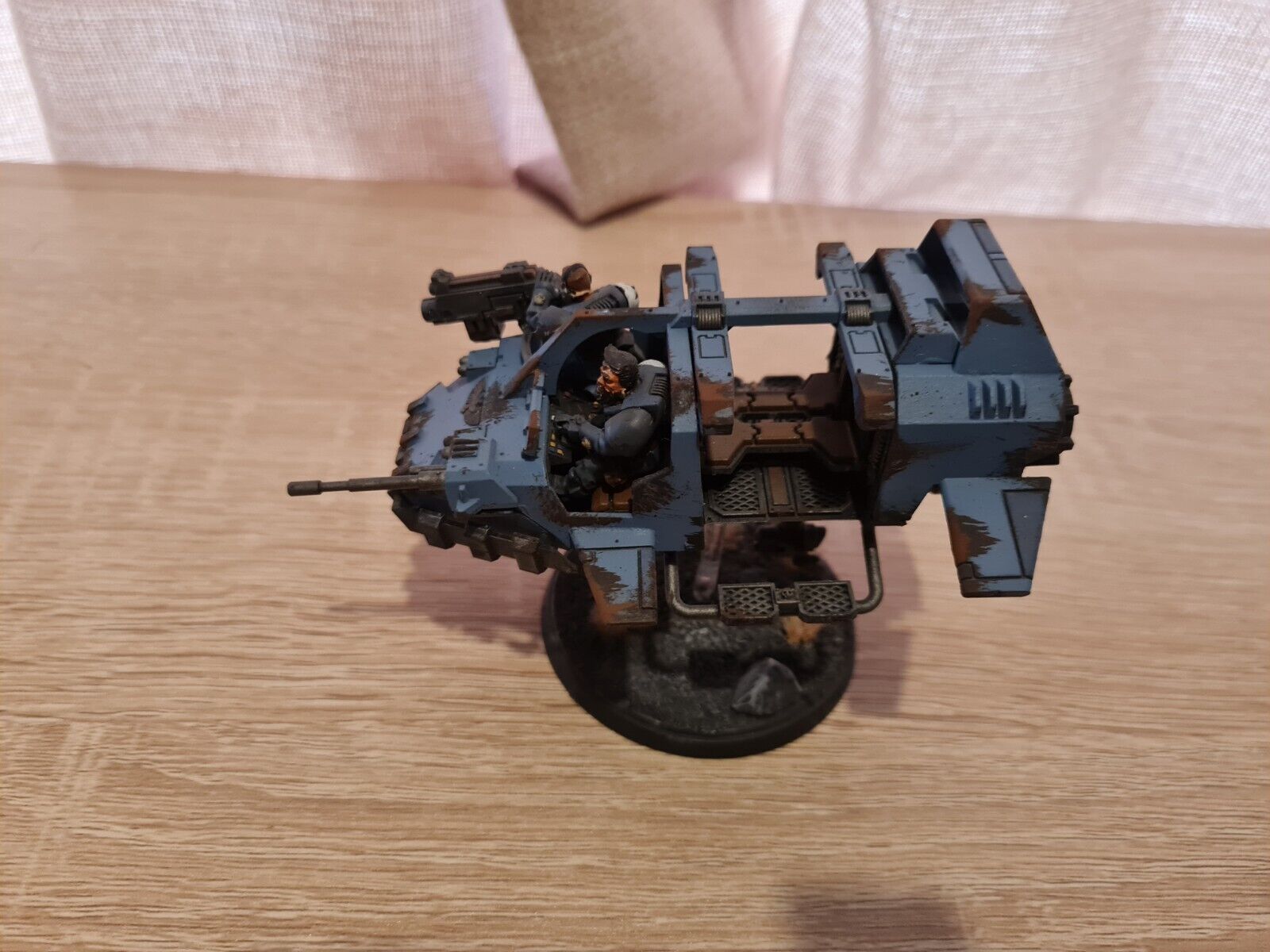 Warhammer 40k Space Marine Land Speeder Nicely Painted And Based