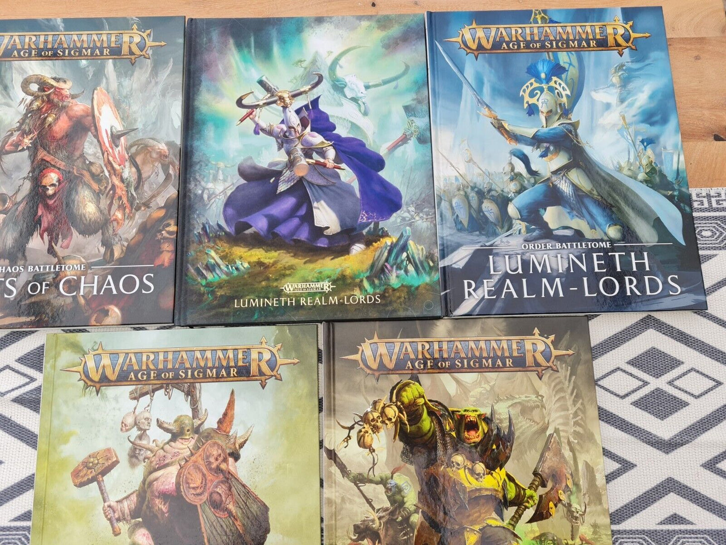 Warhammer Aos Battletomes X 5 1 Limited Edition