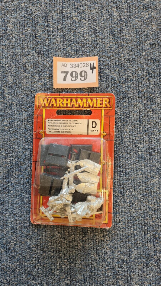 Warhammer Fantasy Bretonnian Battle Pilgrim Blister Pack