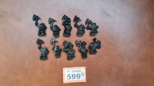 Warhammer Fantasy Dwarf Marauder Ironbreakers X 10