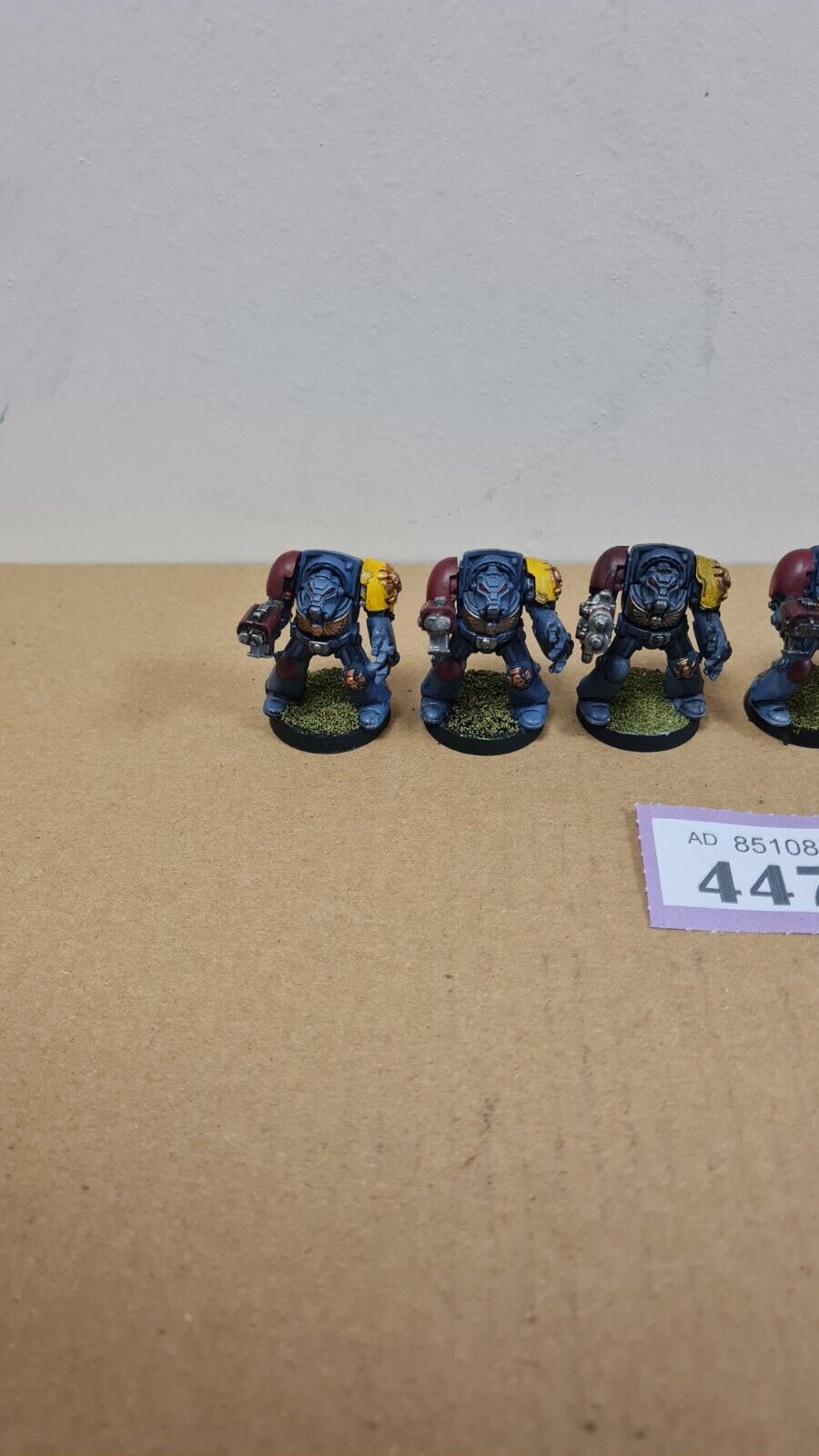 Warhammer 40k Space Marine Terminators X 5 Metal Oop