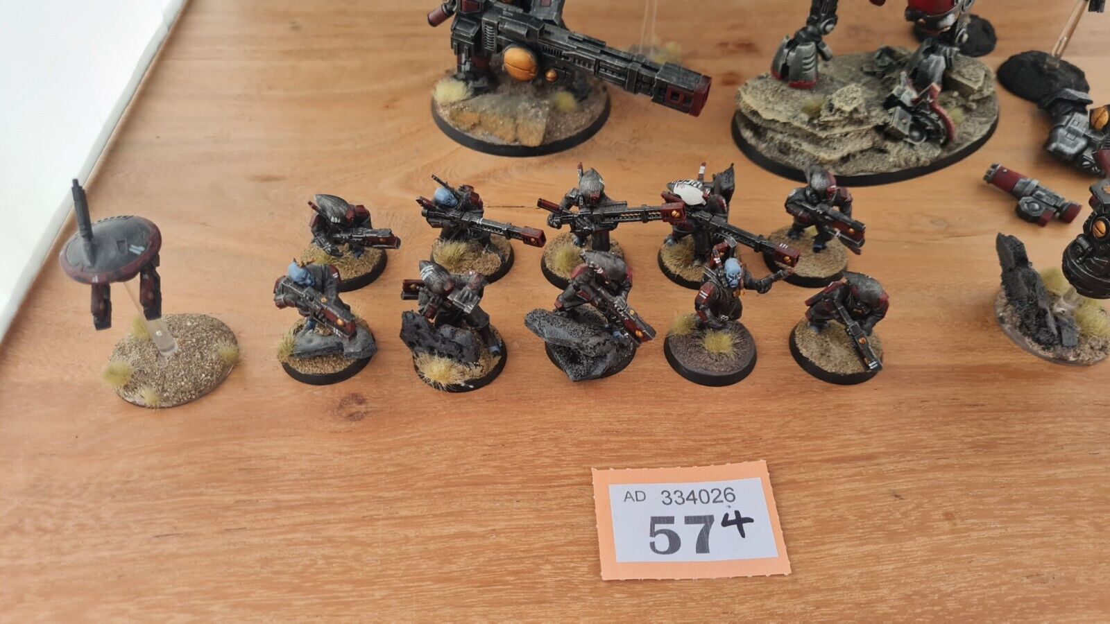 Warhammer 40k Tau Army Force Nicely Painted