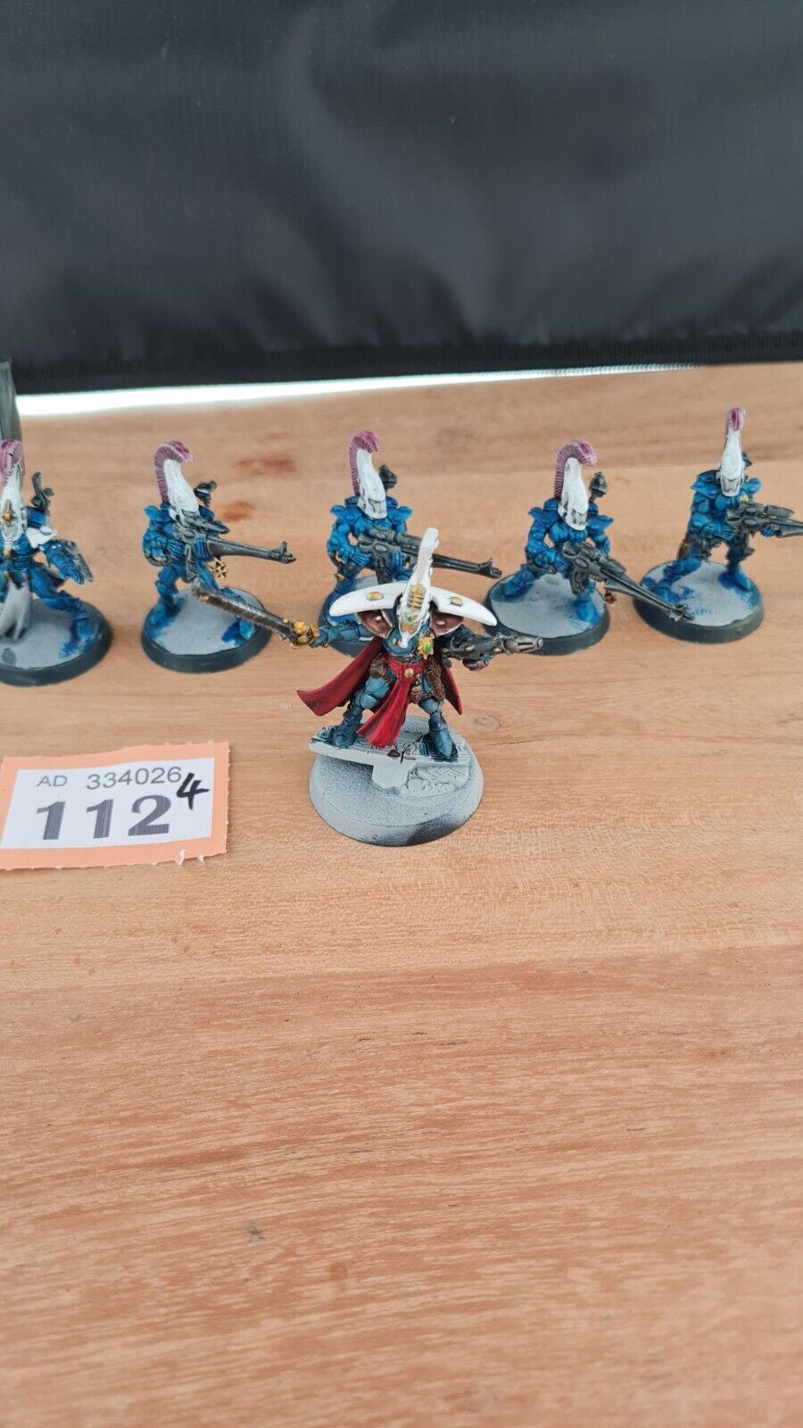 Warhammer 40k Eldar Aeldari Autarch With Fusion Gun, Dire Avengers Painted