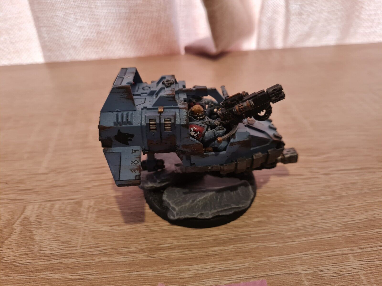 Warhammer 40k Space Marine Land Speeder Nicely Painted And Based