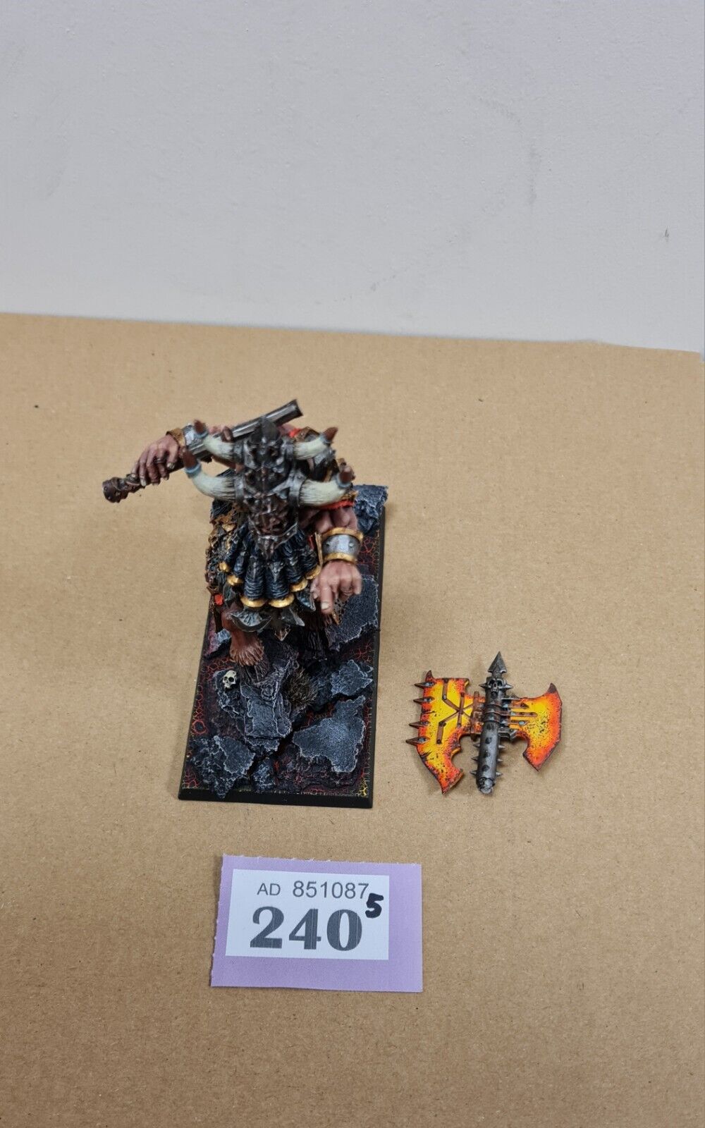 Warhammer Forgeworld Chaos Dwarf Taur'ruk Nicely Painted