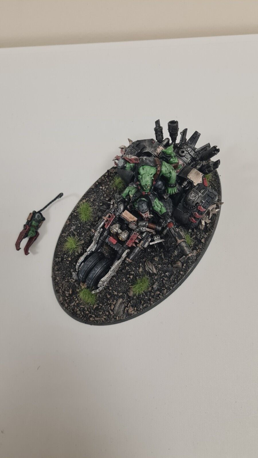 Warhammer 40k Ork Deffkilla Wartrike Nicely Painted