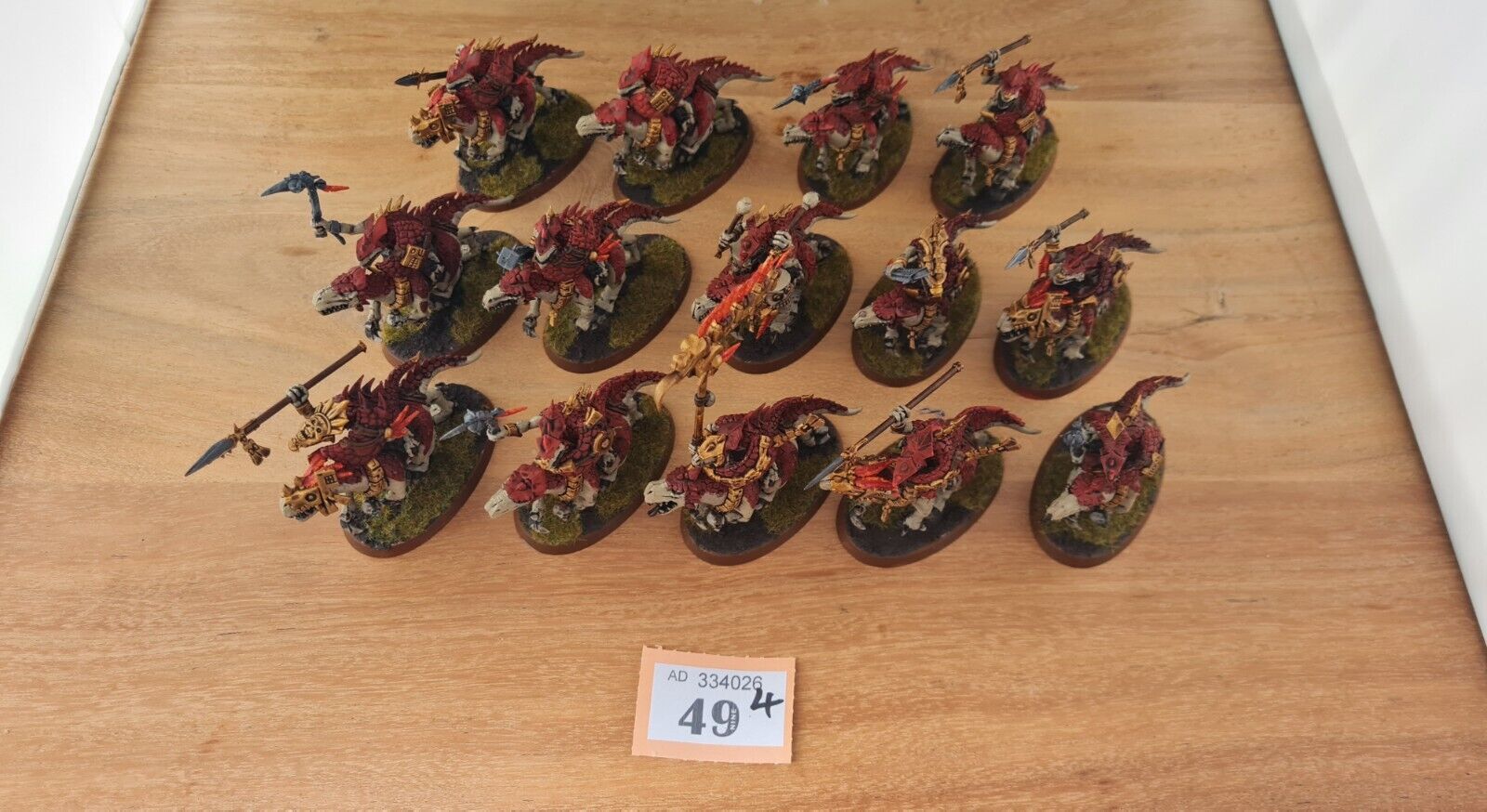 Warhammer Aos Lizardmen Seraphon Cold One Knights Nicely Painted