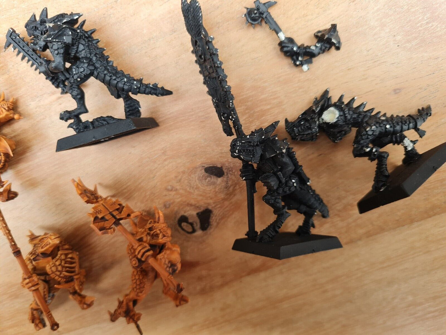 Warhammer Lizardmen Seraphon X 14 With 3 Metal (Black)