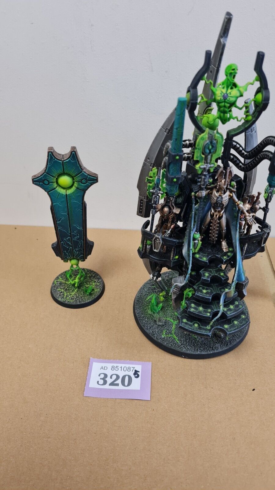 Warhammer 40k Necron Szarekh The Silent King Well Painted