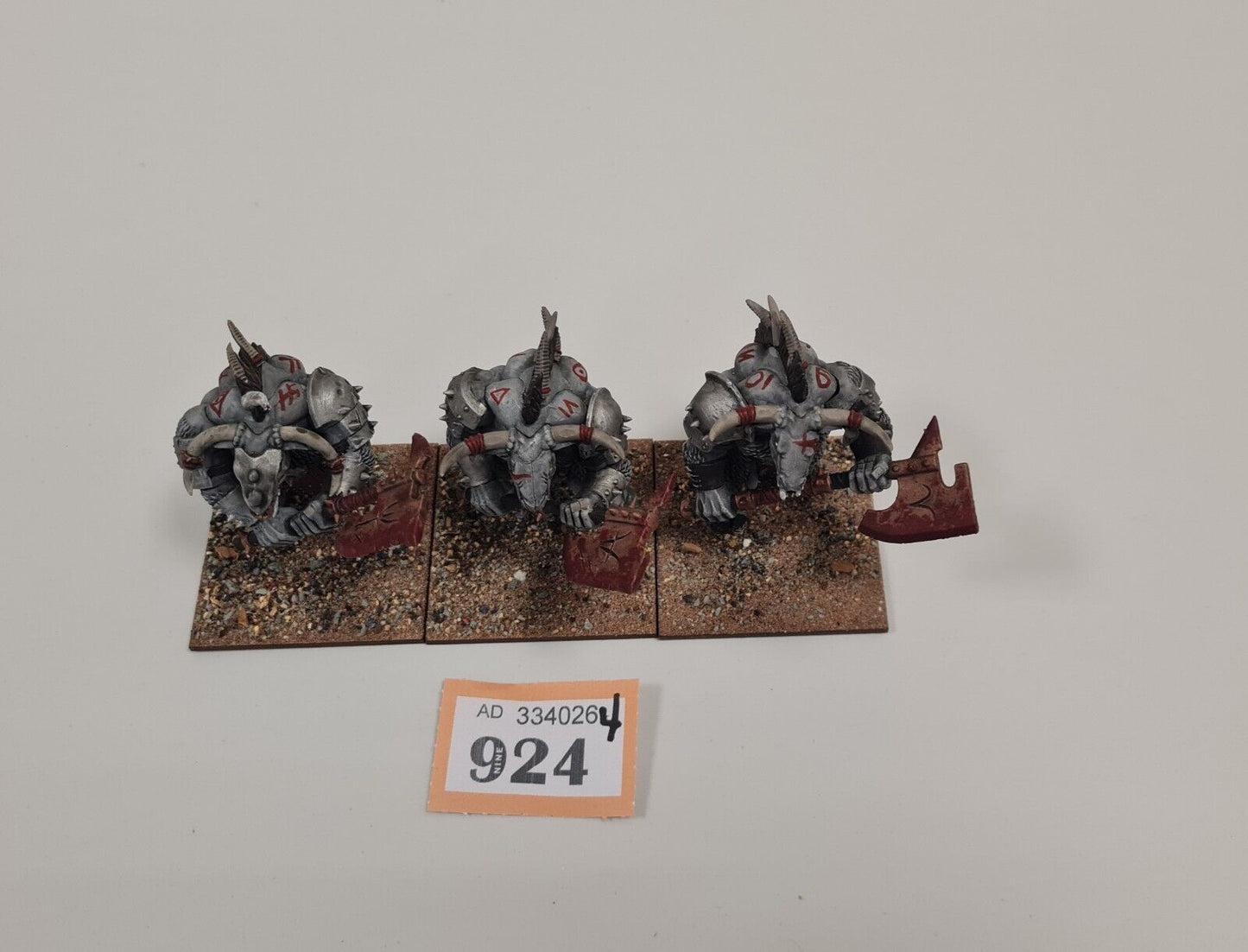 Warhammer Beastmen Bullgor X 3 Well Painted