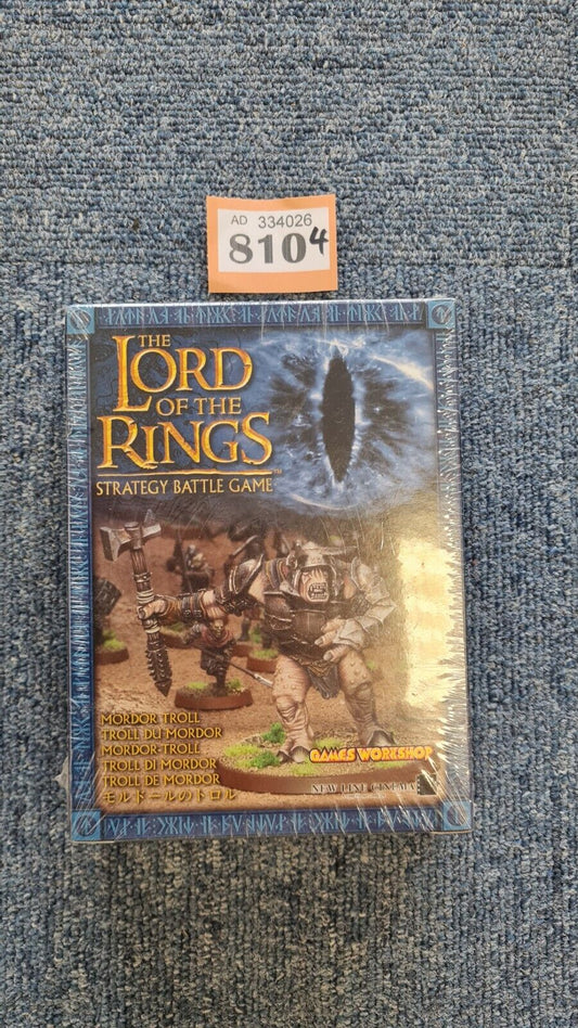 Warhammer Lotr Mordor Troll New In Box