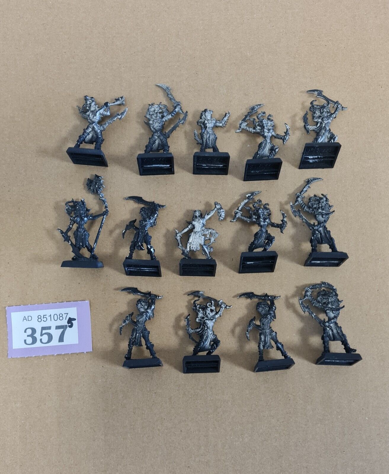 Warhammer Fantasy Witch Elves X 14 Metal Oop