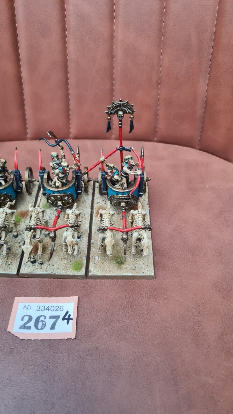 Warhammer Tow Tomb King Chariots X 3 Well Painted