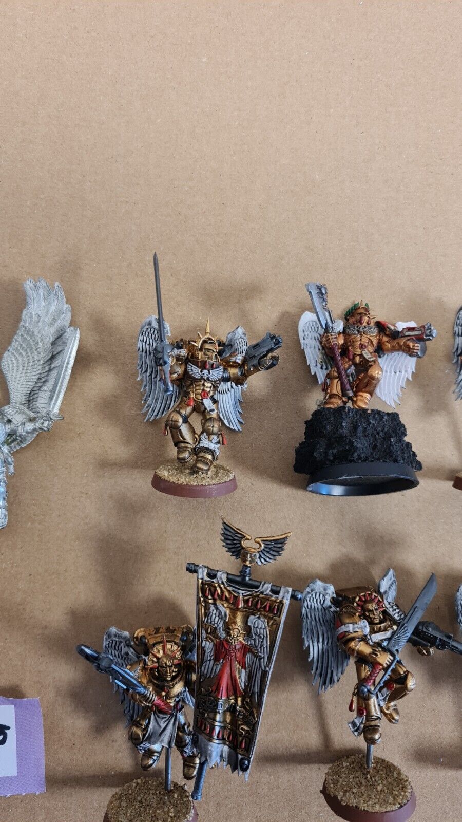 Warhammer 40k Blood Angel Sanguinor + 6 Sanguinary Guard