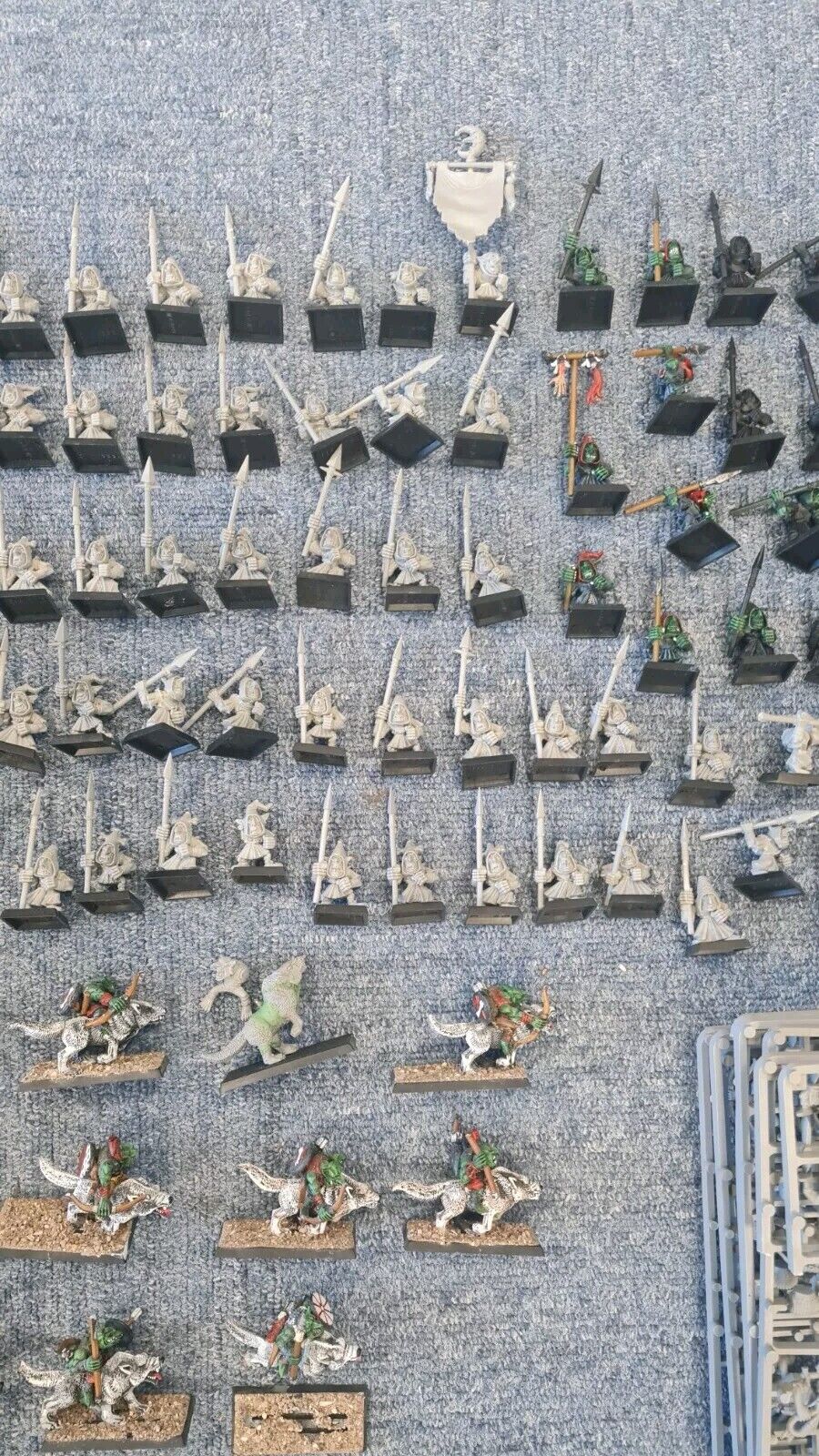 Warhammer The Old World 120 Goblins 30 Wolf Riders