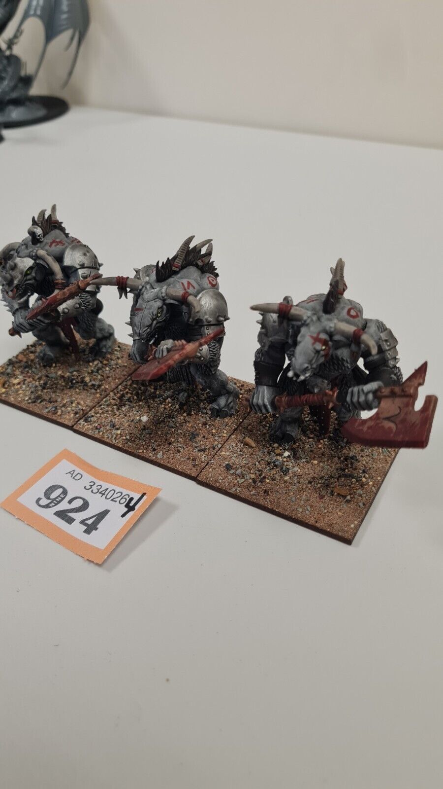 Warhammer Beastmen Bullgor X 3 Well Painted