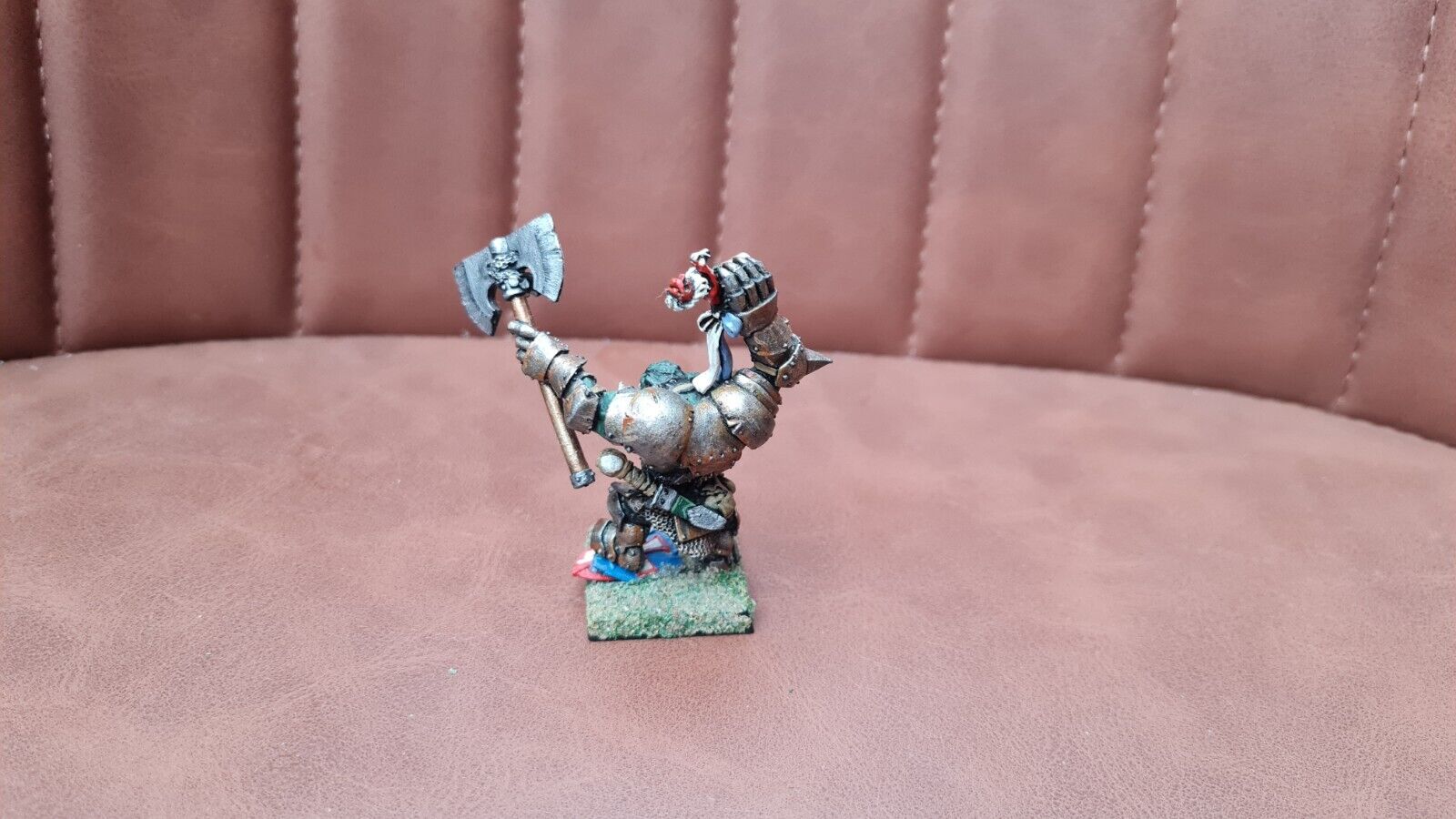 Warhammer Orc And Goblin Grimgore Ironhide Metal Nicely Painted