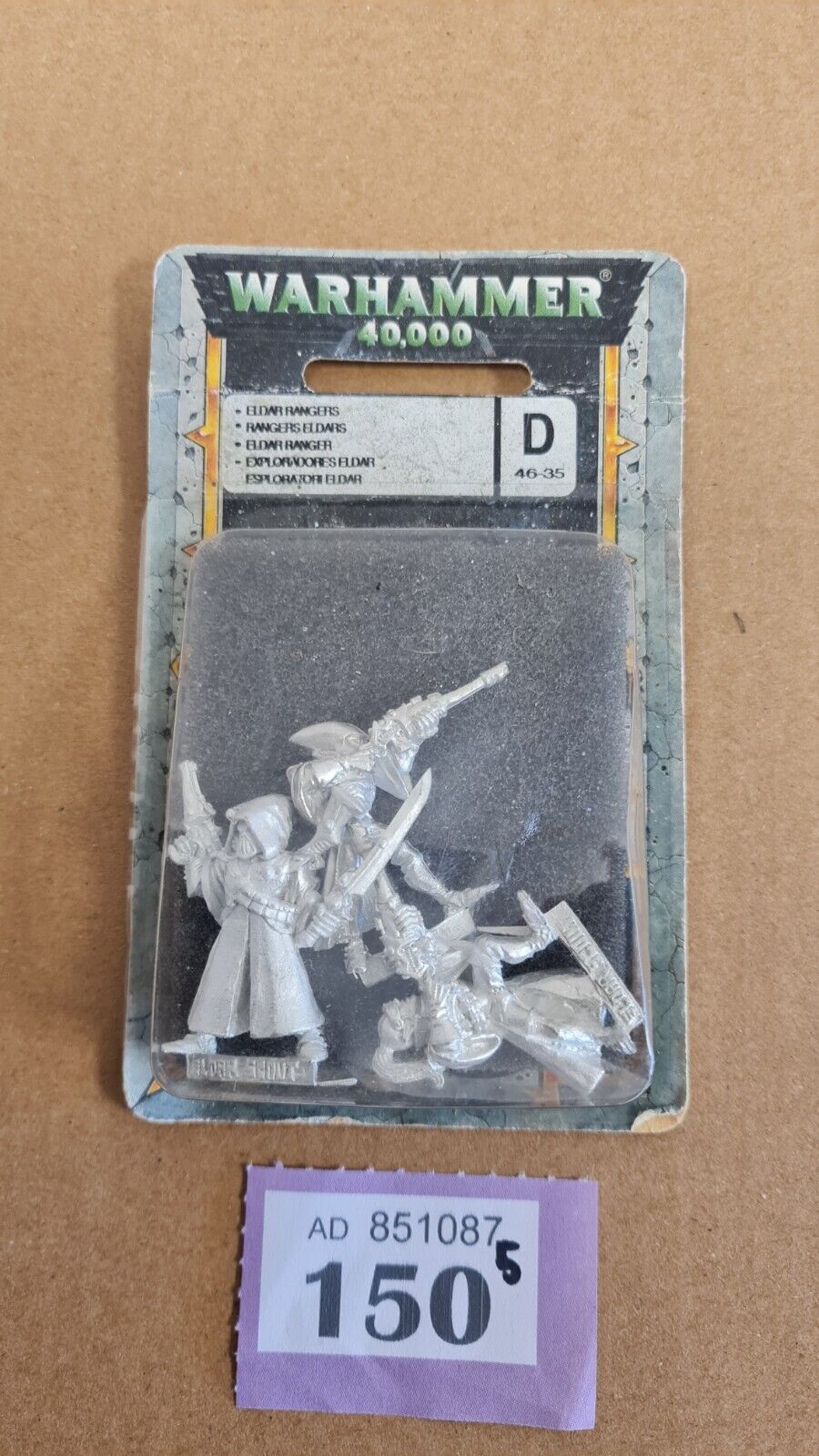 Warhammer 40k Eldar Aeldari Rangers Blister Pack