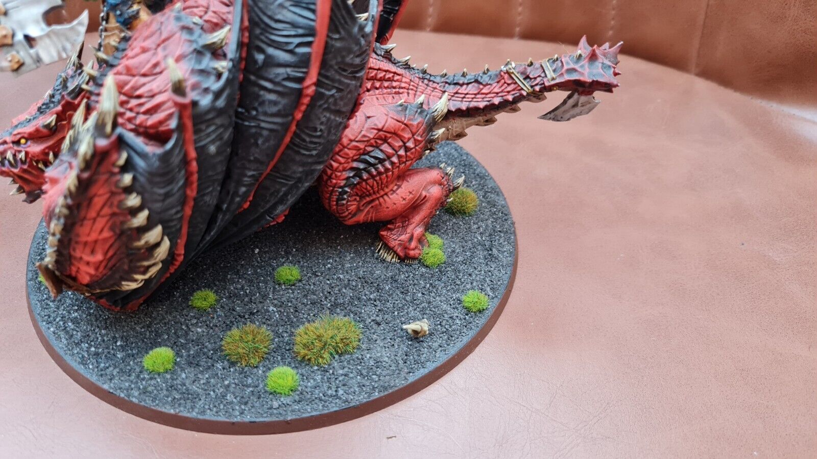 Warhammer Orruk Warclans Megaboss On Maw-krusha Nicely Painted