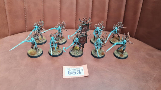 Warhammer Aos Sylvaneth Tree Revenants X 10 Nicely Painted