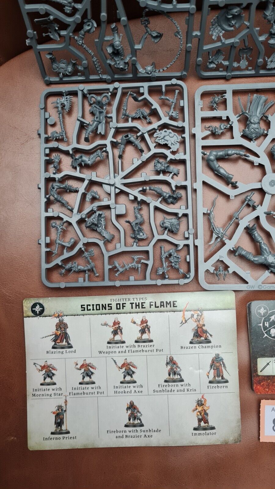 Warhammer Aos Slaves To Darkness Mixture Of Models Sprues