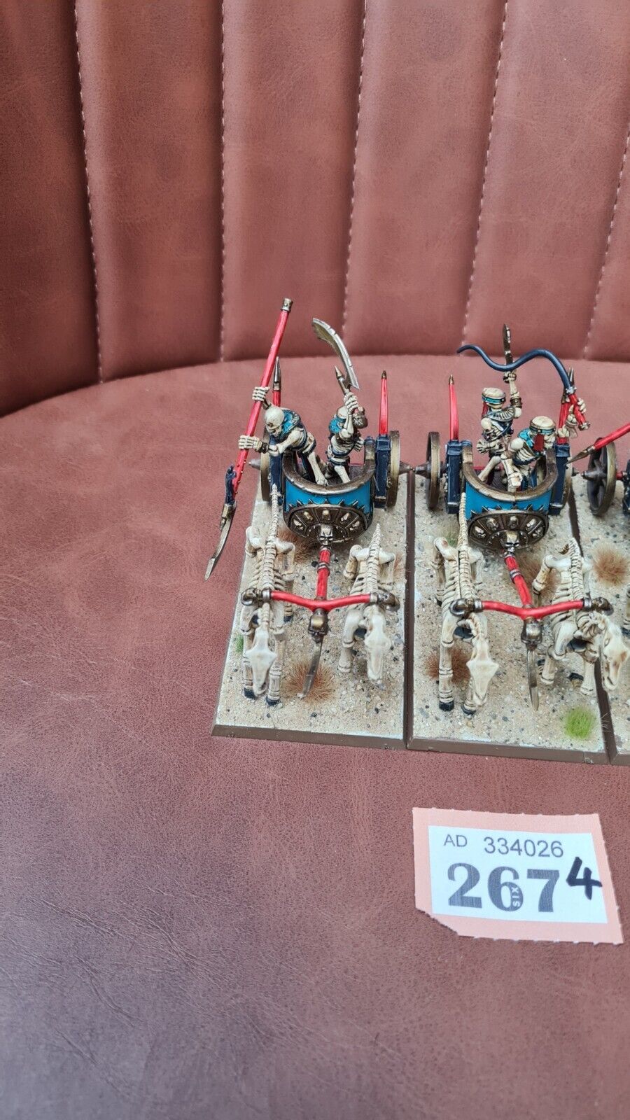 Warhammer Tow Tomb King Chariots X 3 Well Painted