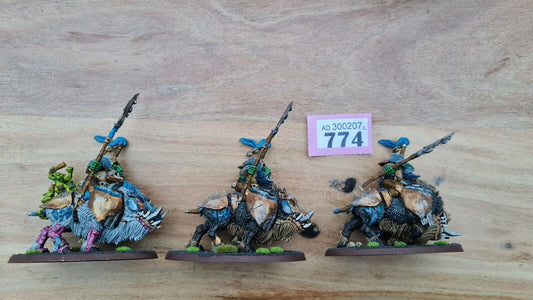 Warhammer Orruk Warclans Gore Gruntas Nicely Painted X 3