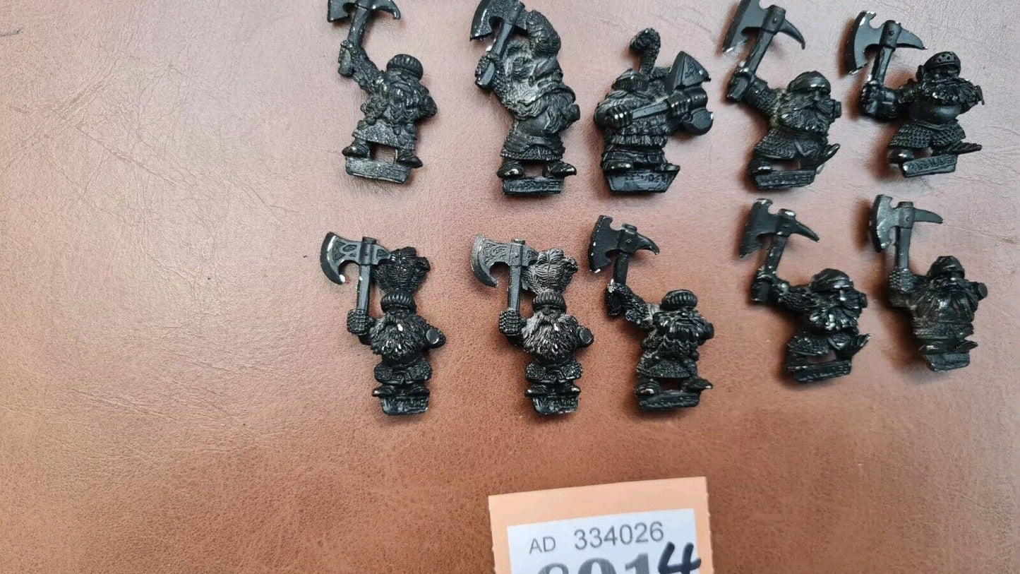 Warhammer Fantasy Dwarf Marauder Ironbreakers X 10