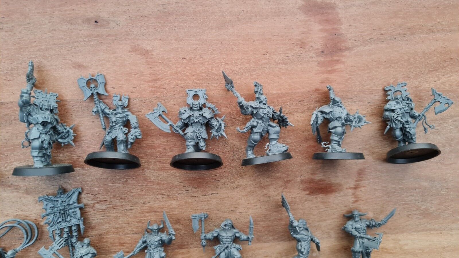 Warhammer Aos Blades Of Khorne Army With Oop Herald.