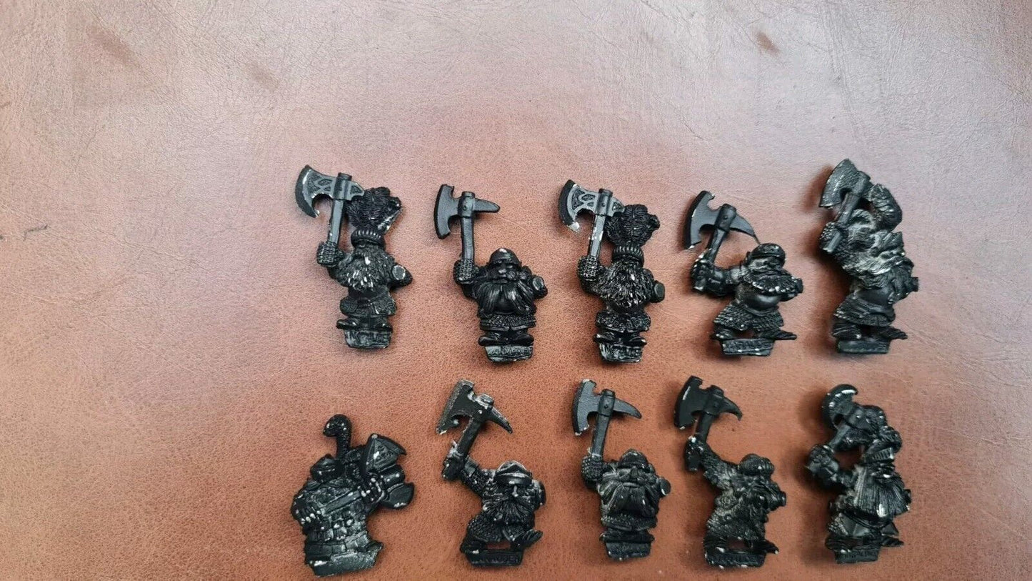 Warhammer Fantasy Dwarf Marauder Ironbreakers X 10