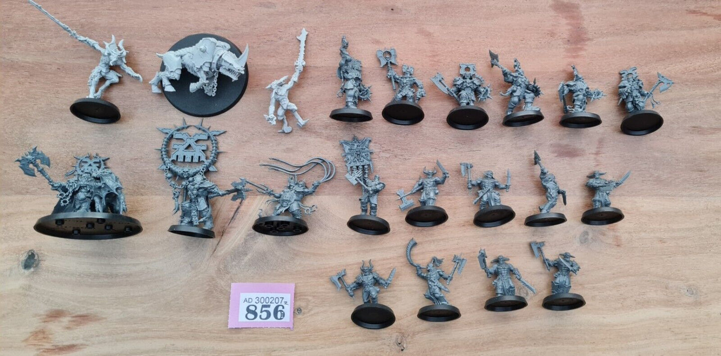 Warhammer Aos Blades Of Khorne Army With Oop Herald.