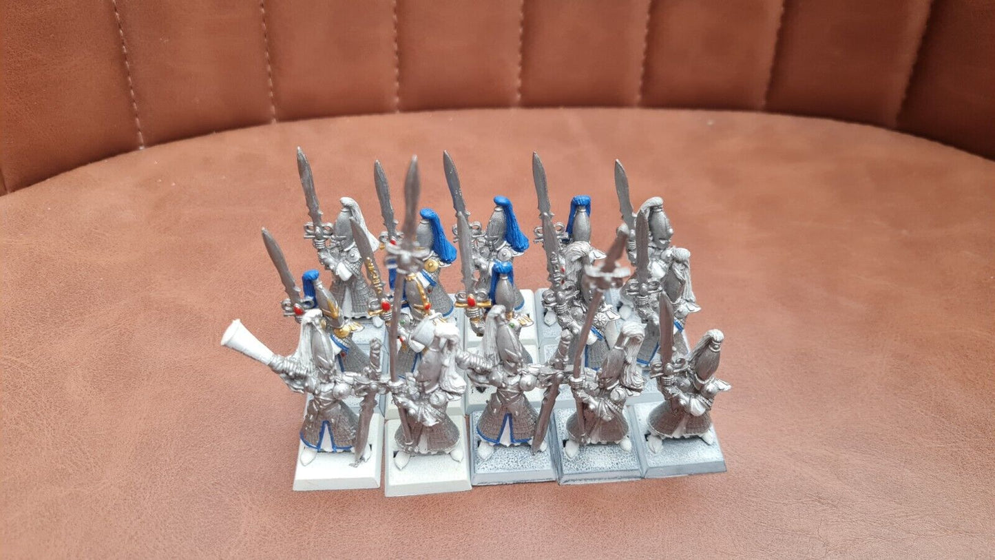 Warhammer High Elf Sword Masters Of Hoeth X 15 Metal