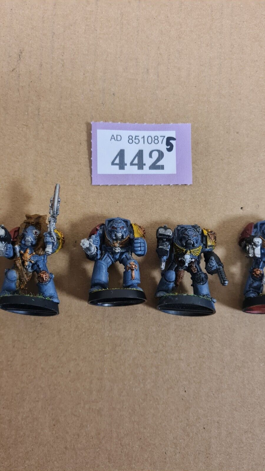 Warhammer 40k Space Marine Terminators X 5 Metal Oop