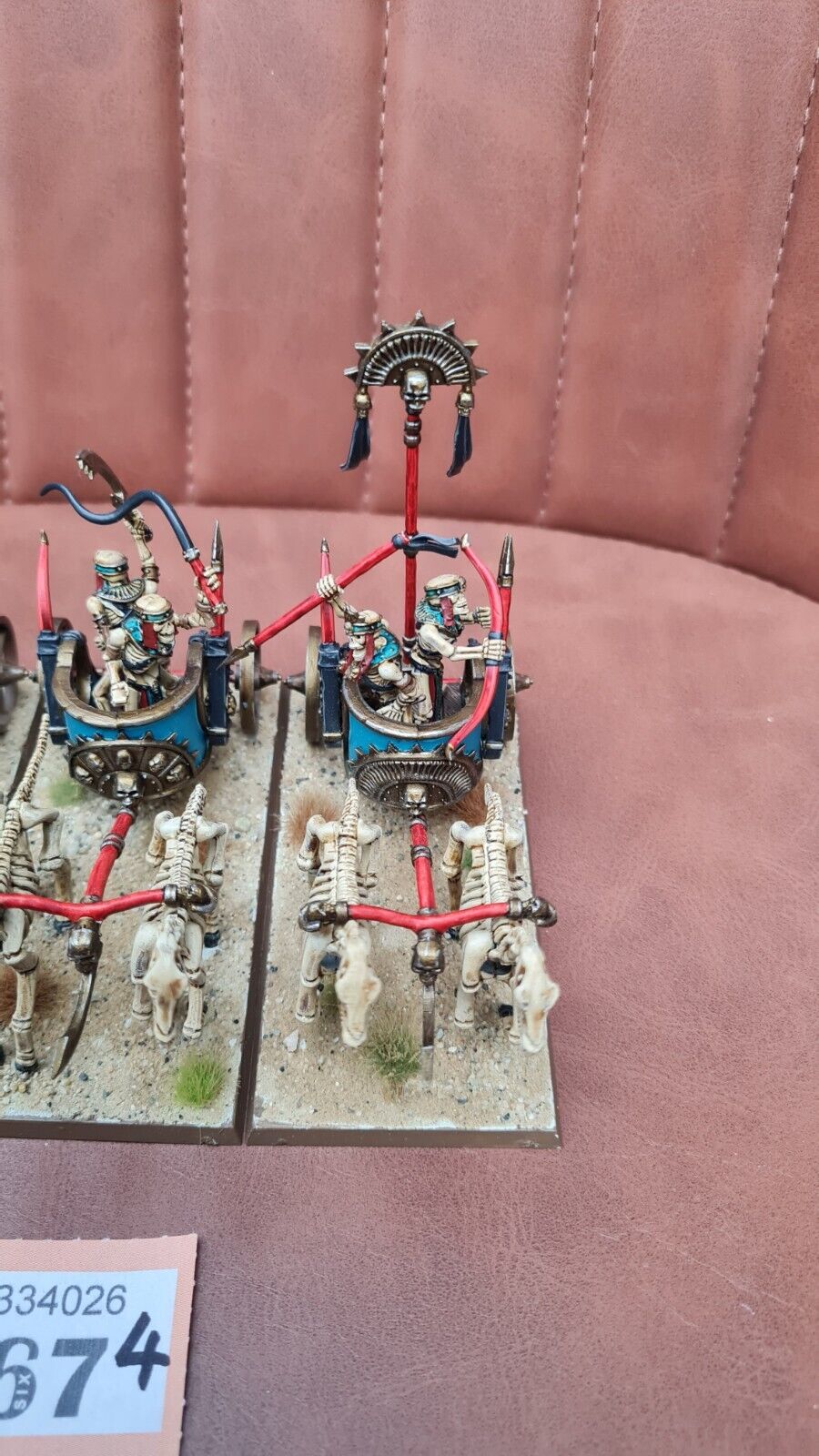 Warhammer Tow Tomb King Chariots X 3 Well Painted